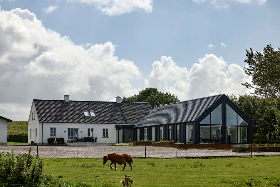 Steel roof and facade set the stage for Danish countryside charm, Bøelvej 13, 6880 Tarm, Denmark